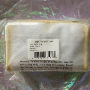 🍋 Stoney Clover Lane Lemon travel pouch